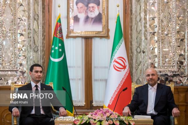 قالیباف: مناطق مرزی، فرصت مهم گسترش روابط ایران و ترکمنستان است