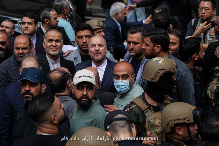 پس لرزه حضور قالیباف در ضاحیه و هدایت هواپیما در آسمان لبنان همزمان با بمباران های اسرائیل