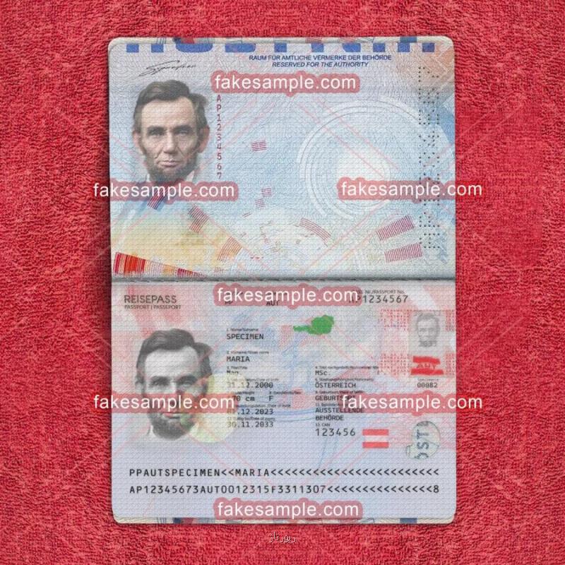 Fake Passport Templates