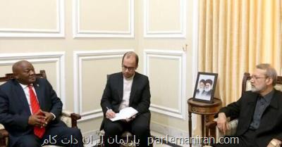 تاكید لاریجانی بر حمایت ایران از حفظ تمامیت ارضی سوریه